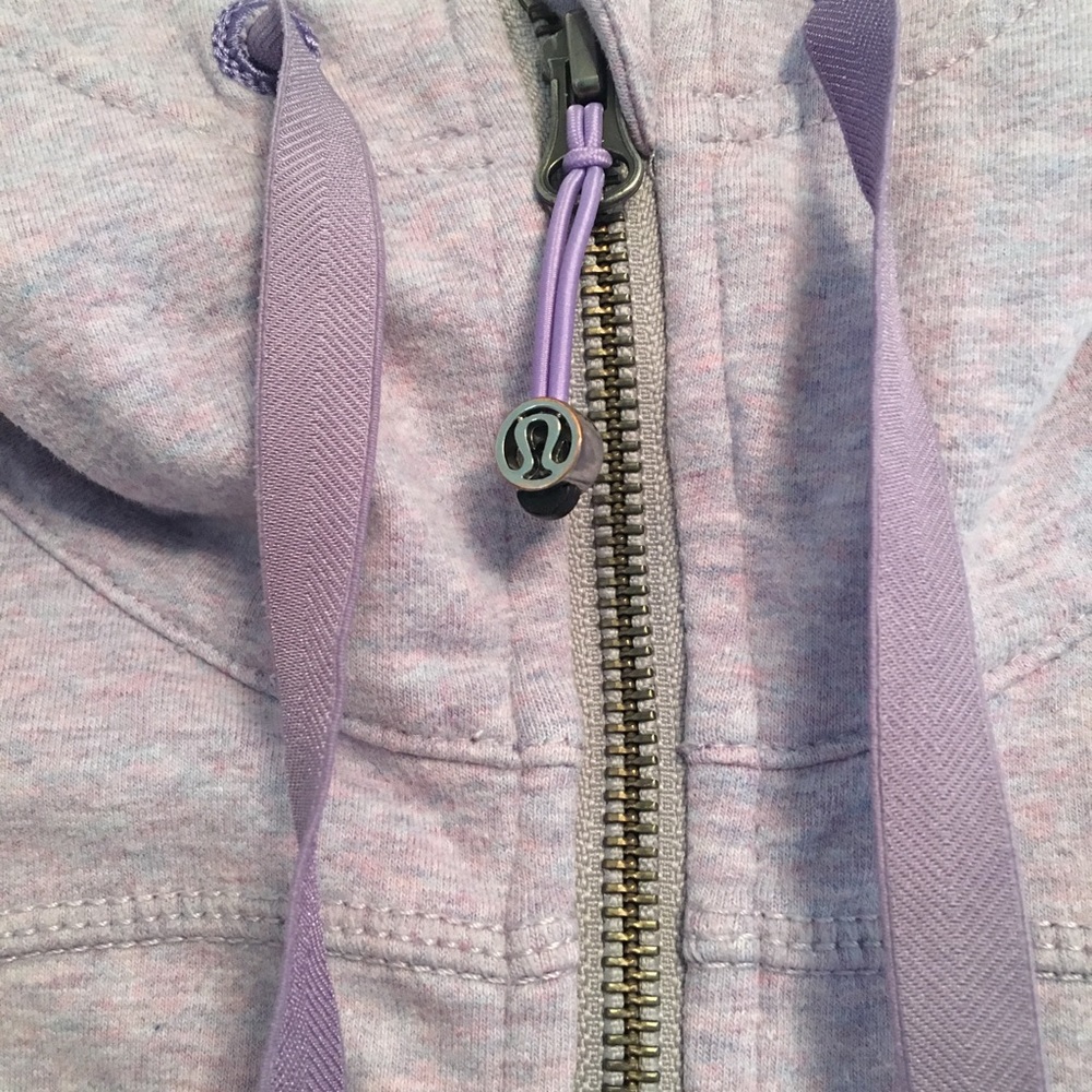 Lululemon scuba hoodie size 6 light purple - Picture 3 of 7